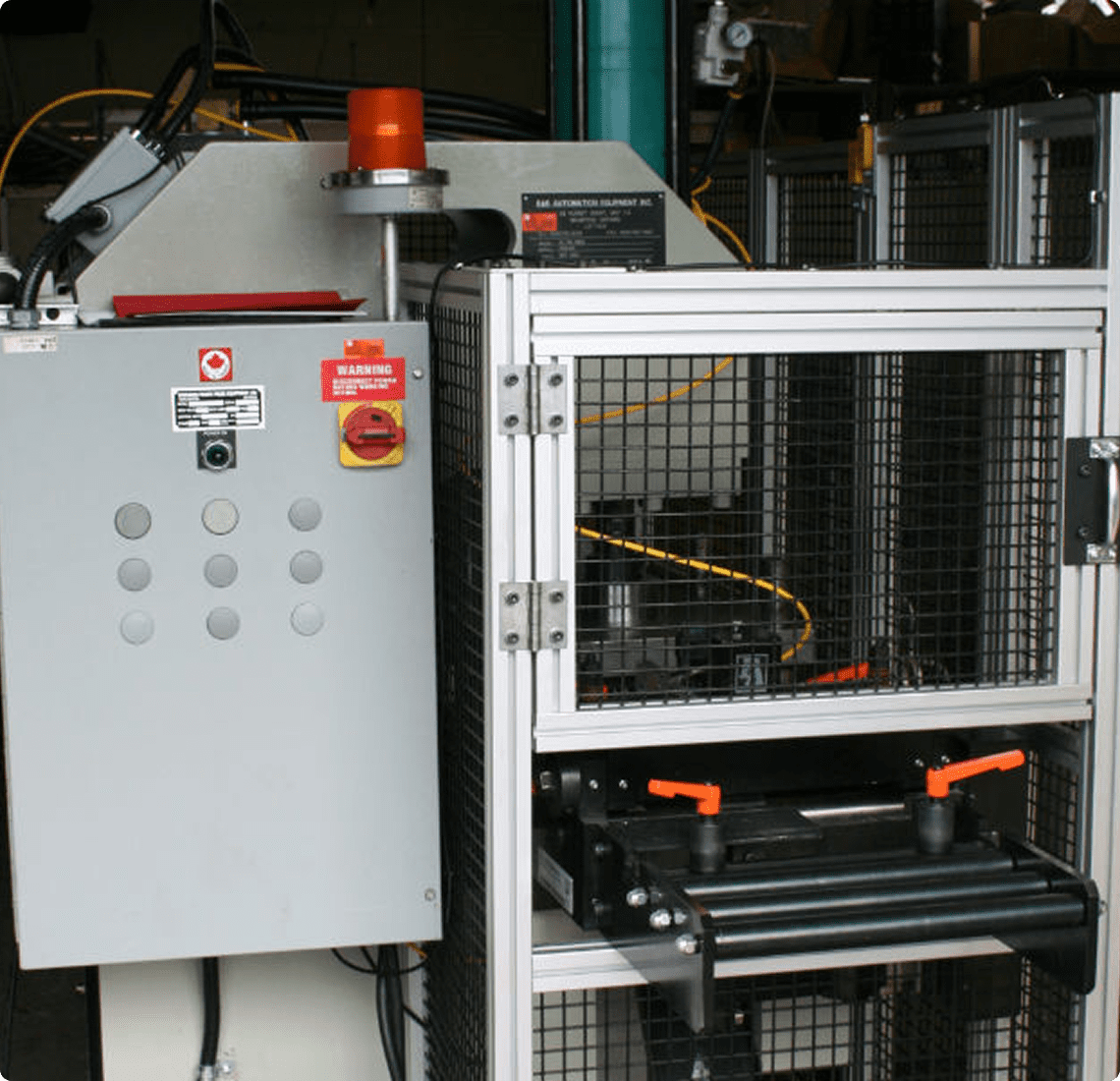 Control panel and safety enclosure
