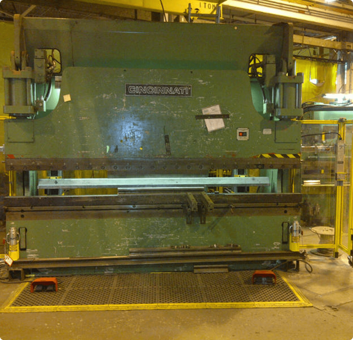 Heavy-duty machinery in industrial setting
